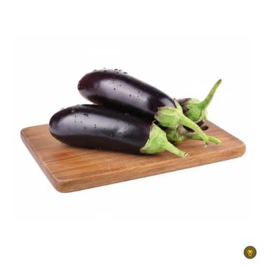Picture of Fresh Oval Brinjal Thailand (Egg plant)