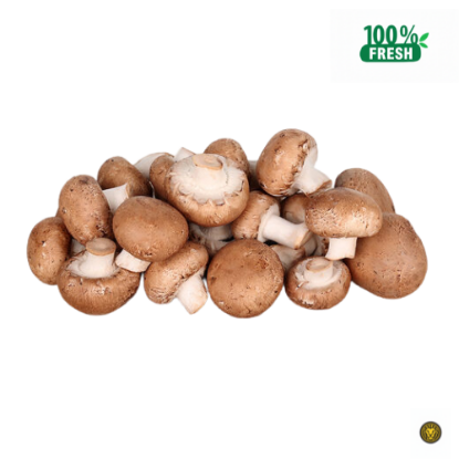 Picture of Fresh Swiss Brown Mushrooms