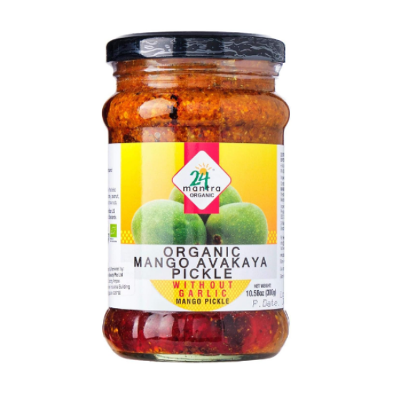 Picture of 24 Mantra Organic Mango Pickle (Without Garlic)