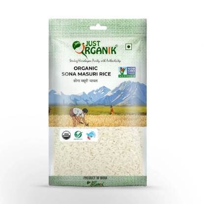 Picture of Just Organik Organic Sona masoori White Rice