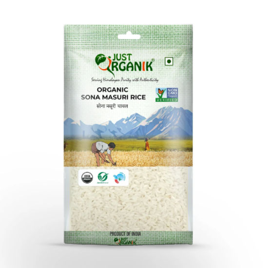 Picture of Just Organik Organic Sona masoori White Rice