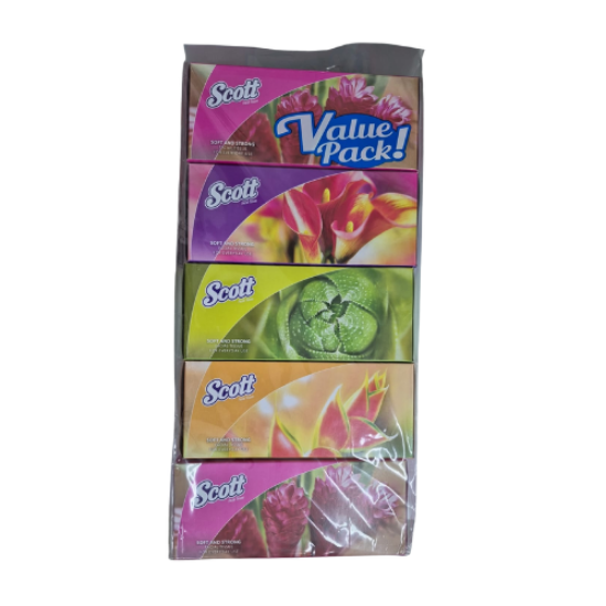 Picture of Scott 2 Ply Facial Tissue - Value Pack