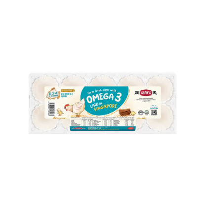 Picture of Chew's Fresh White Eggs With Omega 3 - 10 Pcs