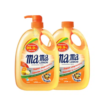 Picture of Mama Lemon Dishwashing Liquid - (Citrus) Combo Pack