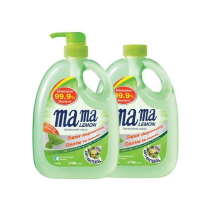 Picture of Mama Lemon Dishwashing Liquid- (Green Tea) Combo Pack