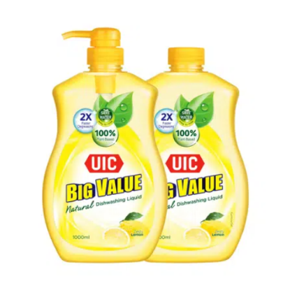 Picture of UIC Big Value Natural Dishwashing Liquid - Lemon