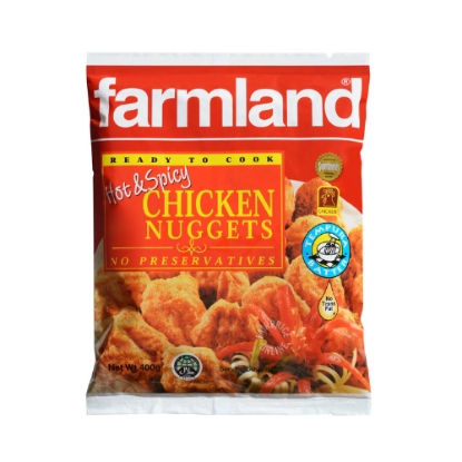 Picture of Farmland Frozen Chicken Nuggets - Hot and Spicy