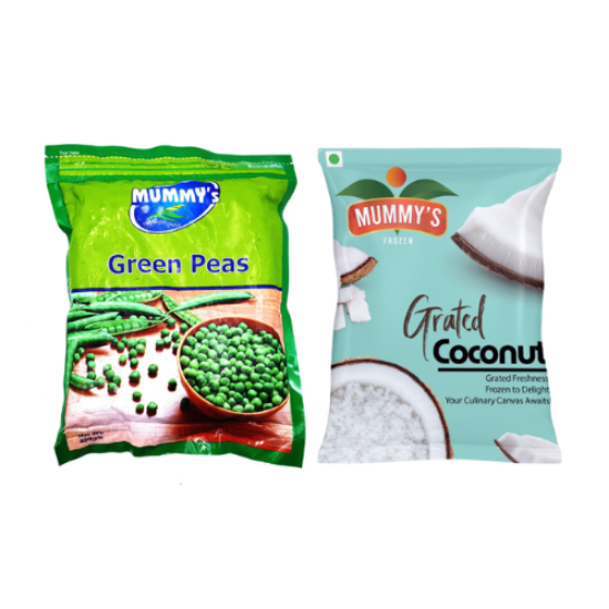 Picture of Mummy's Green Peas & Coconut Grated (COMBO)