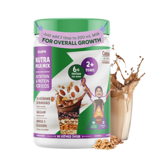 Picture of Gladful NutraMilk Mix 2+ Yrs Chocolate - High Protein - No Refined Sugar