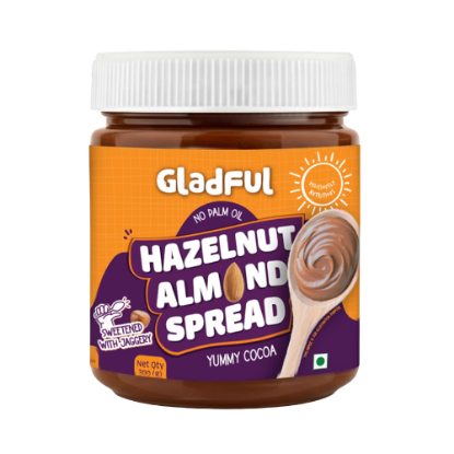 Picture of Gladful Hazelnut Almond Chocolate Spread- Zero Palm Oil