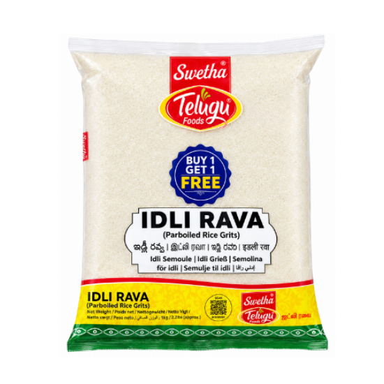 Picture of Telugu Foods Idli Rava (Buy 1 Get 1)